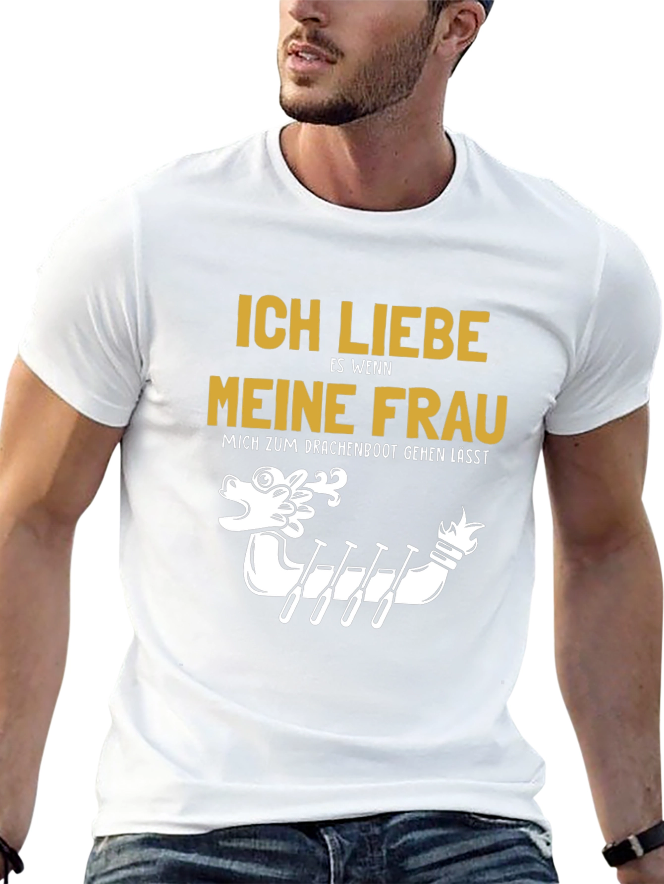 Camiseta Hombre Ich Liebe Meine Frau