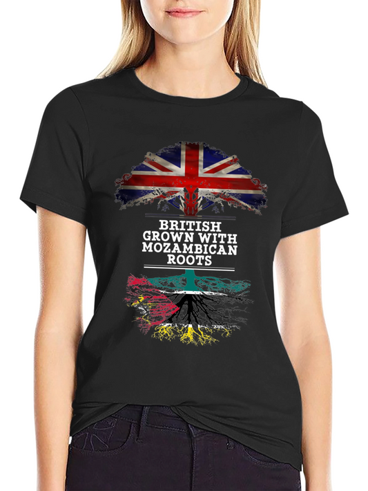 Camiseta Hombre Británico con Raíces Mozambiqueñas