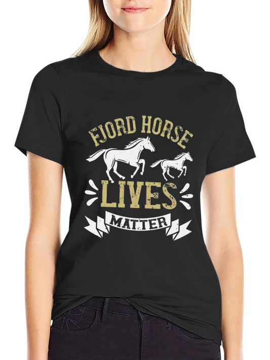 Camiseta Fjord Horse Lives Matter