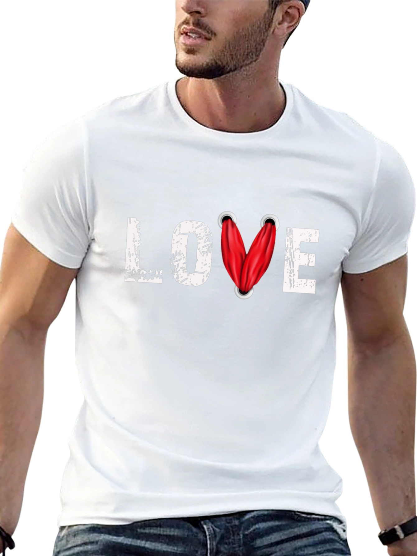 Camiseta Negra Love Gym