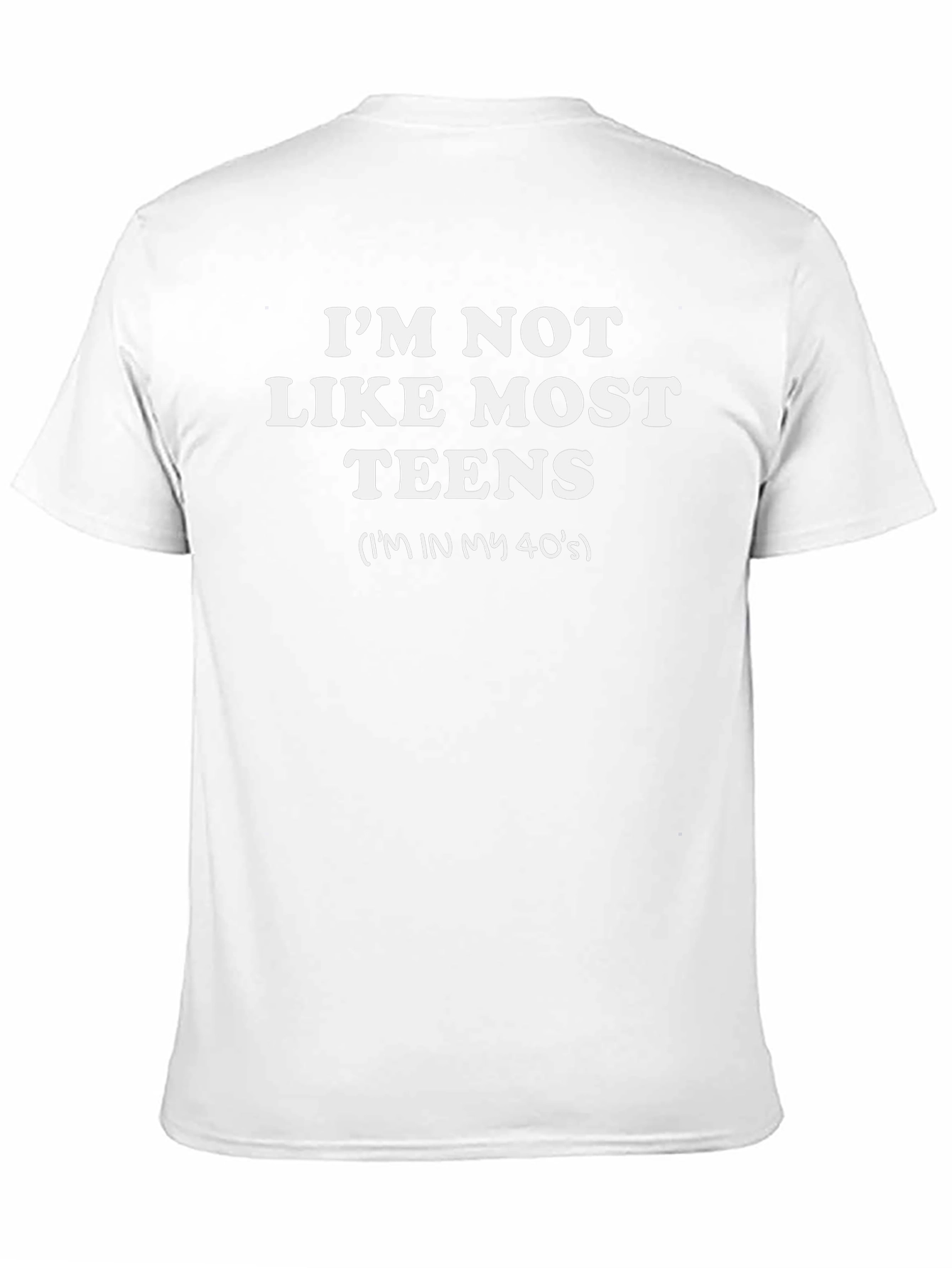 Camiseta Negra con Frase Divertida para Adultos