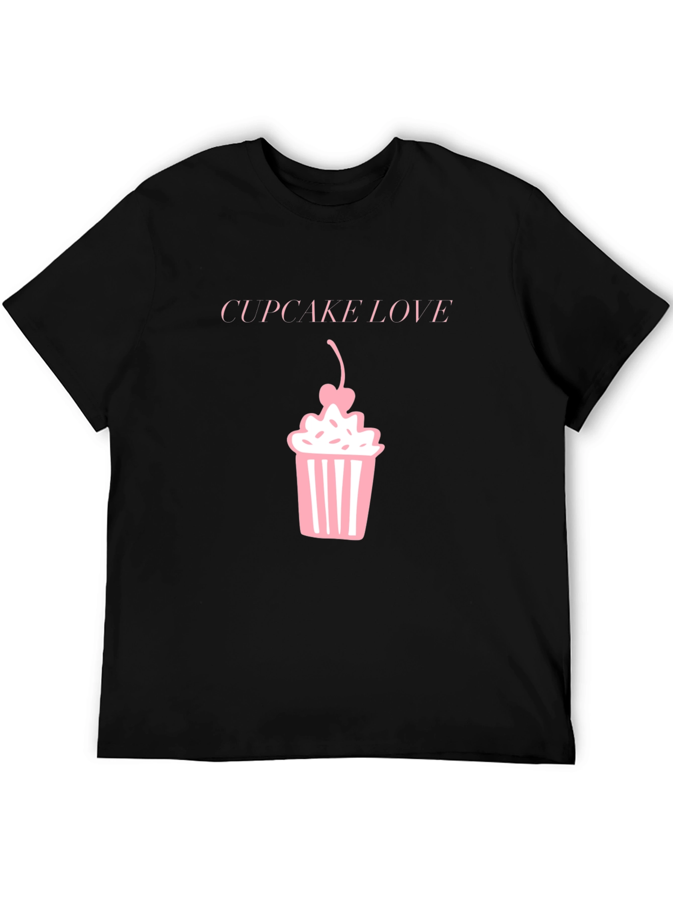 Camiseta Negra Cupcake Love