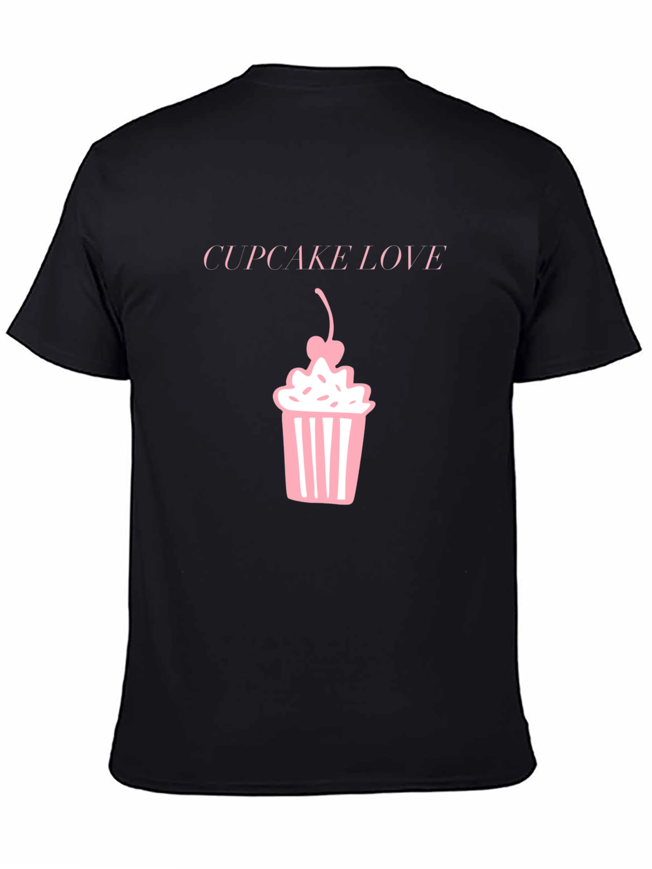 Camiseta Negra Cupcake Love
