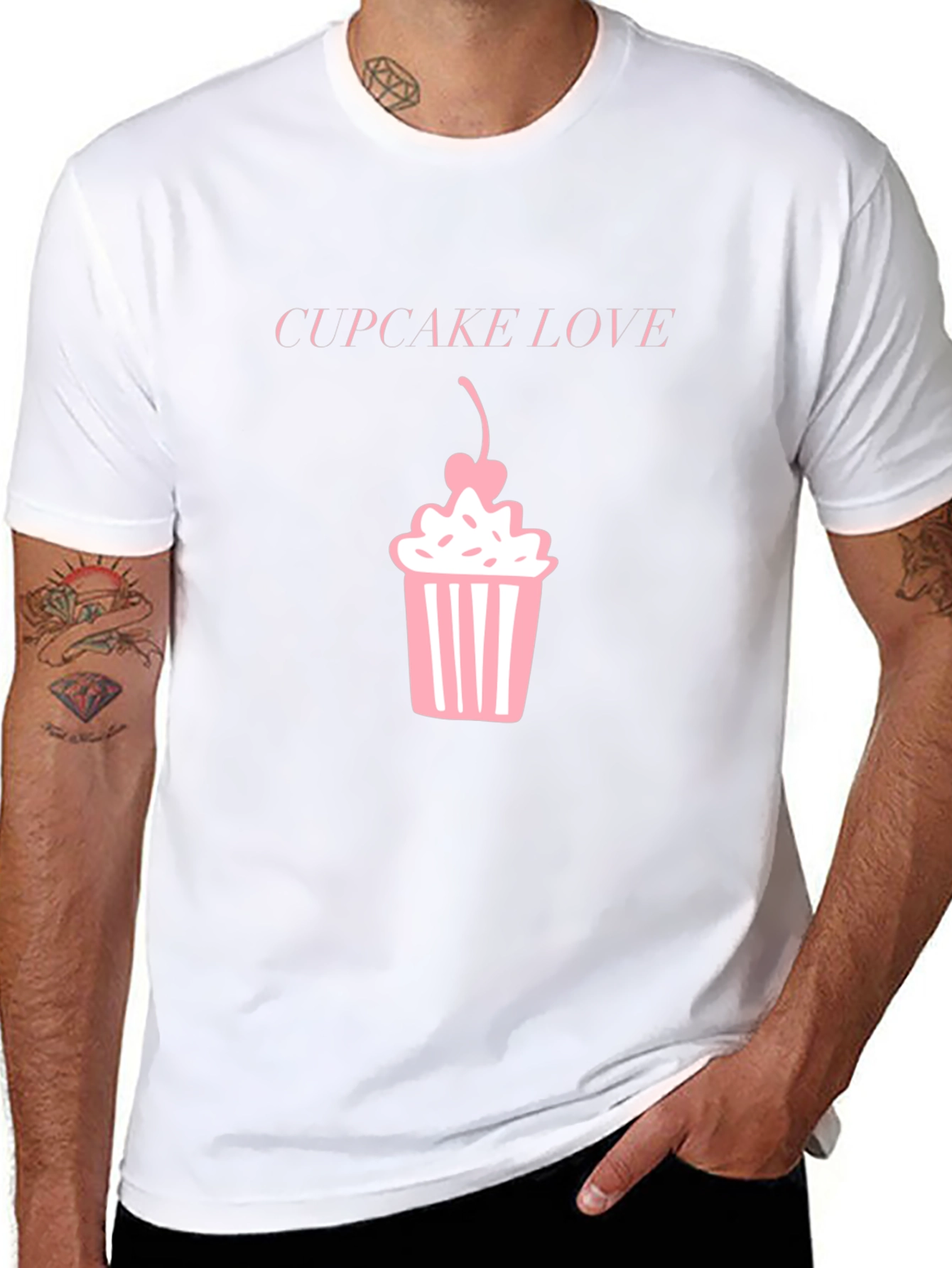 Camiseta Negra Cupcake Love