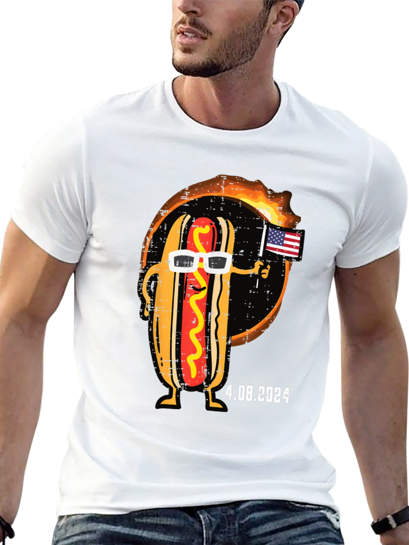 Camiseta Hot Dog Eclipse 2024