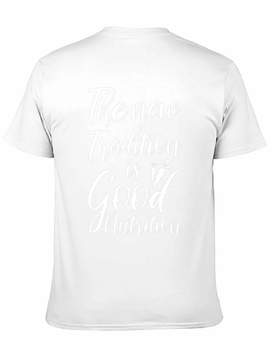 Camiseta Negra: Nueva Tradición Buena Nutrición