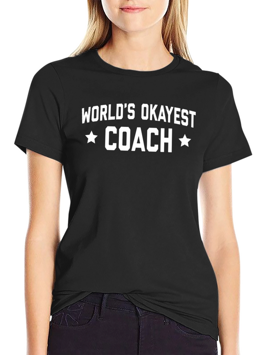 Camiseta Negra: El Entrenador Más Okay del Mundo