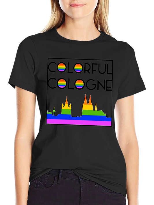 Camiseta Negra Colonia Orgullo LGBT