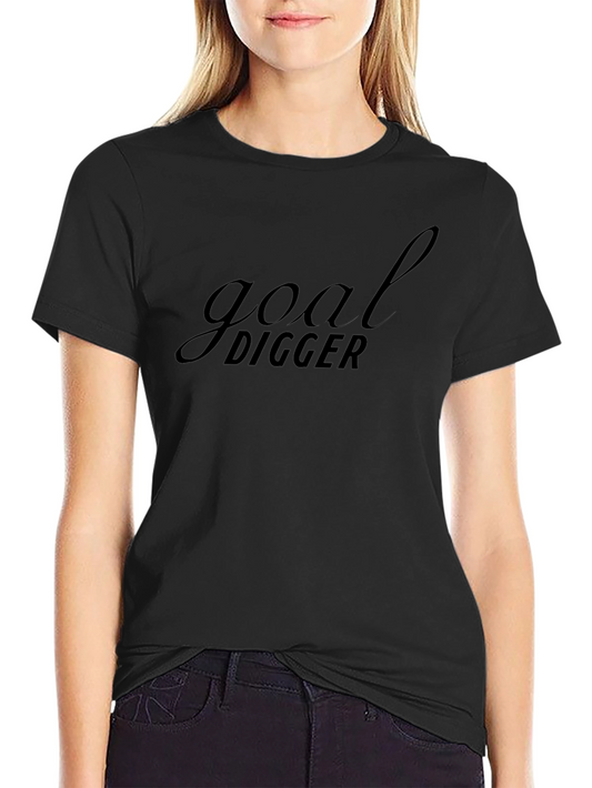 Camiseta Negra Goal Digger para Hombre