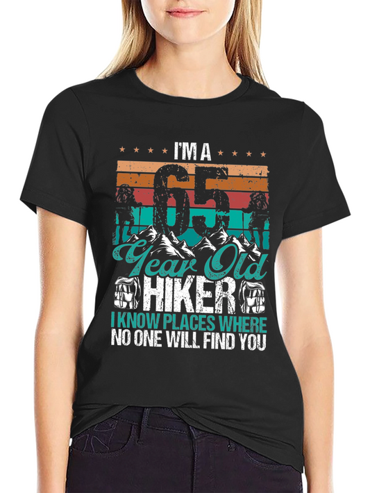 Camiseta Hiker 65 Años - Aventuras y Humor
