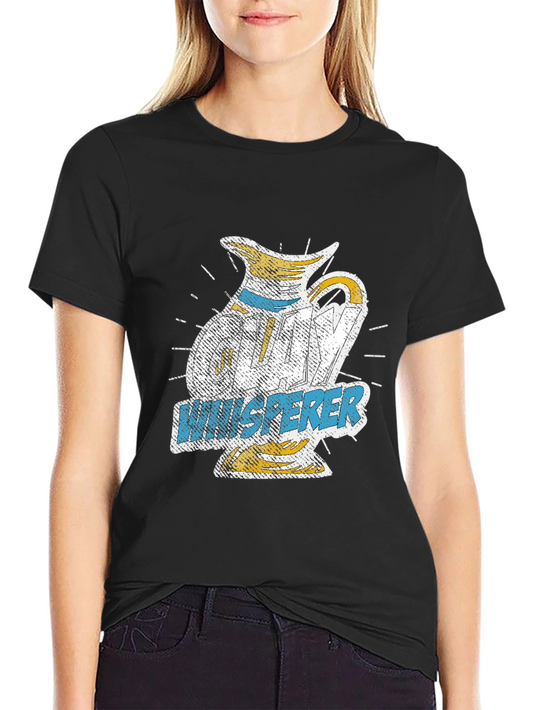 Camiseta Negra Whisperer Jarra Vintage