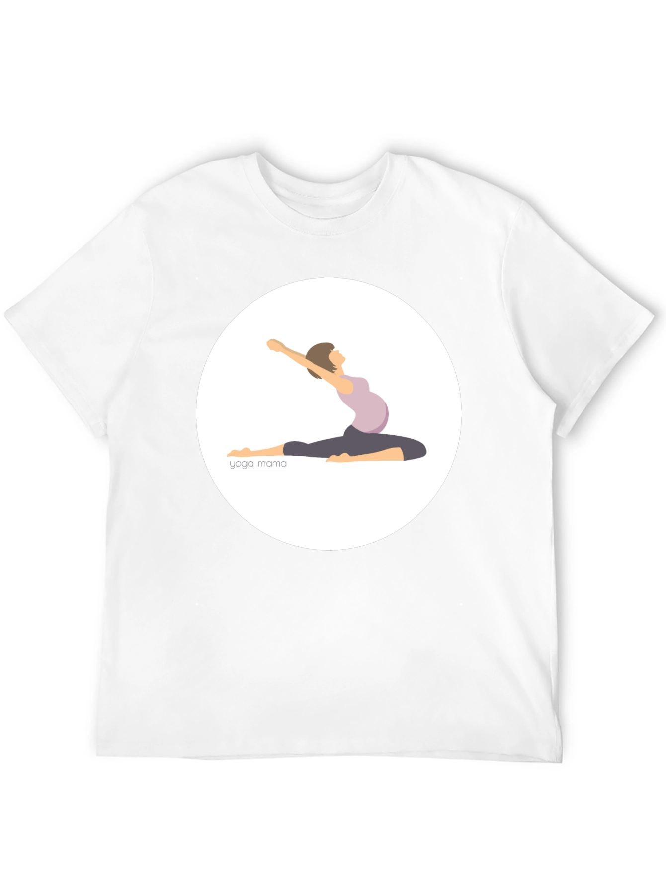 Camiseta Negra Yoga Mama Premamá