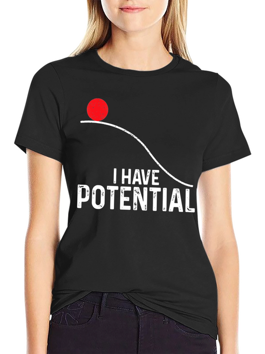 Camiseta Tengo Potencial Física Divertida