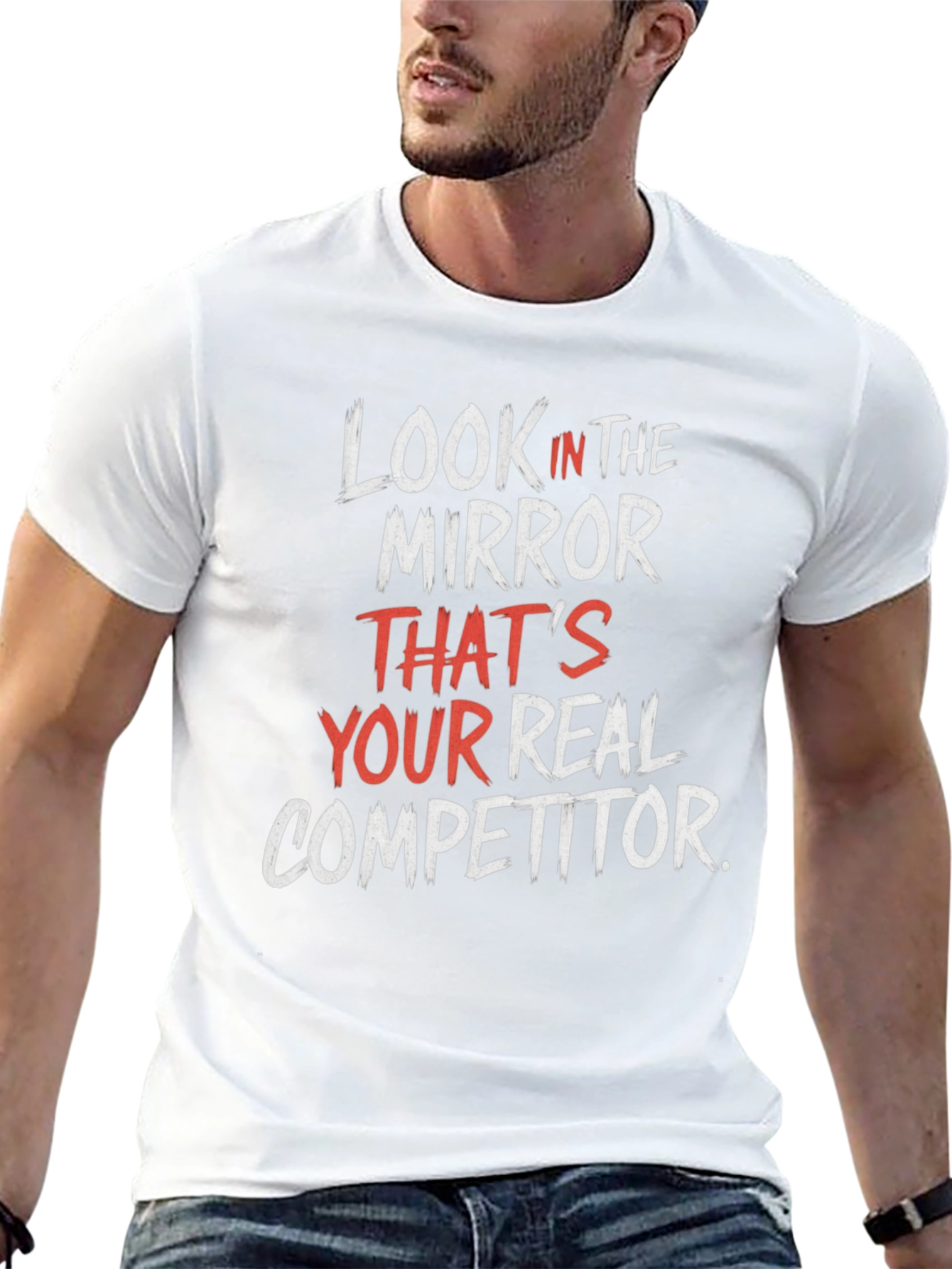 Camiseta Motivacional: Tu Verdadero Competidor