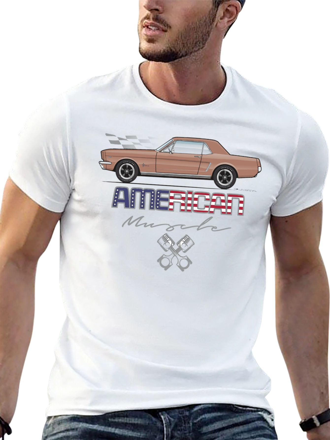 Camiseta Muscle Car Americana