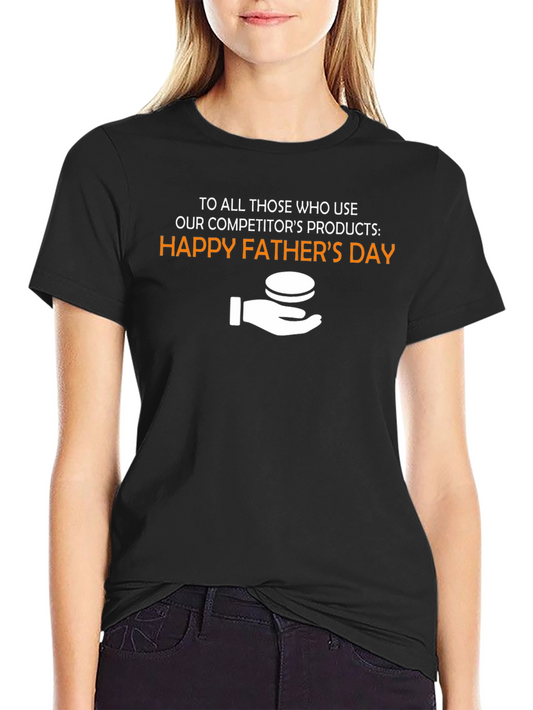 Camiseta Negra: Feliz Día del Padre - Original