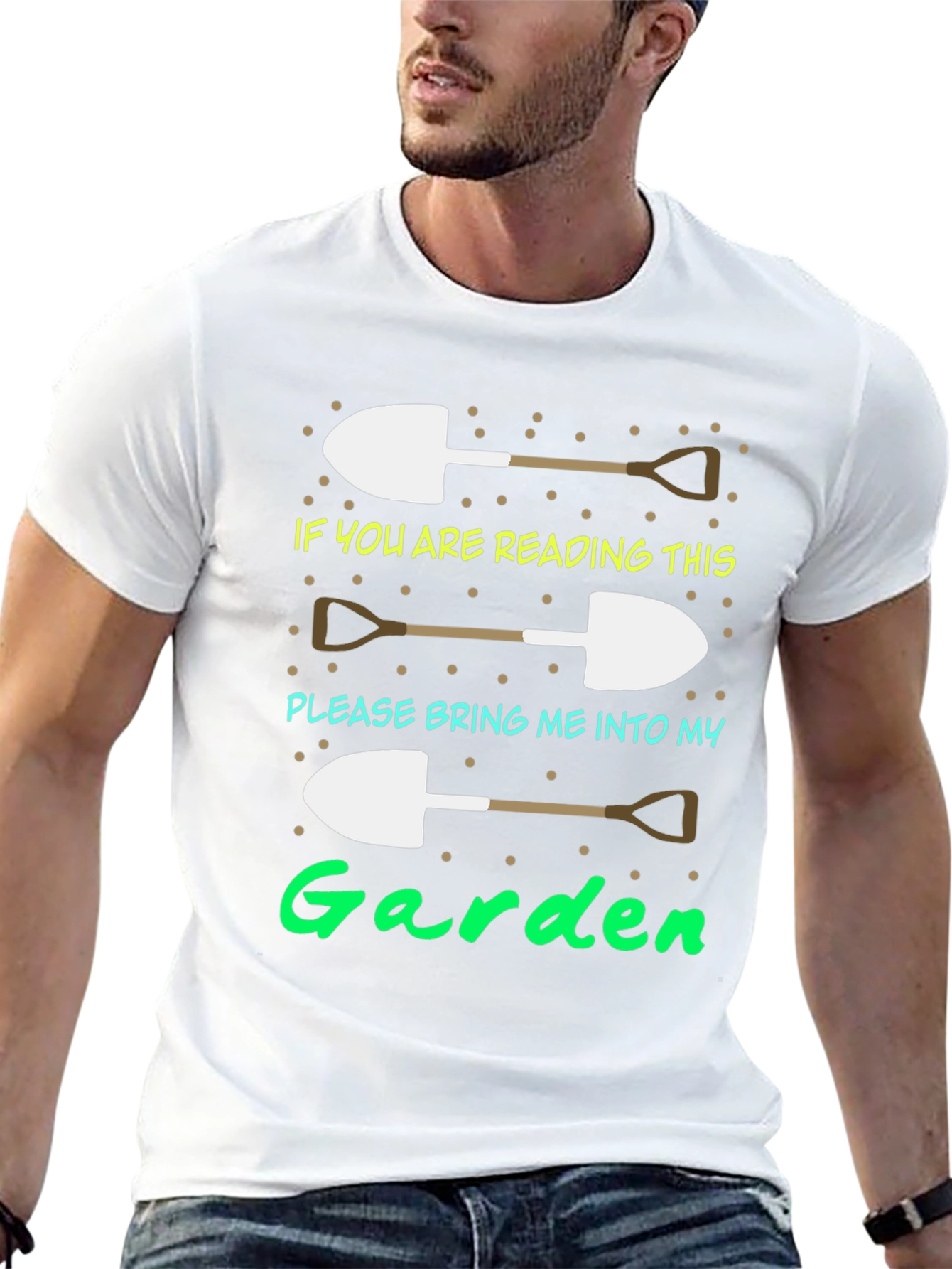 Camiseta Jardinería: Si Lees Esto Lléname al Jardín