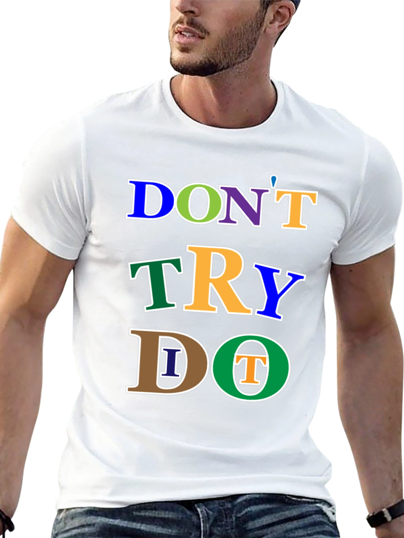 Camiseta Negra: No Intentes Hazlo