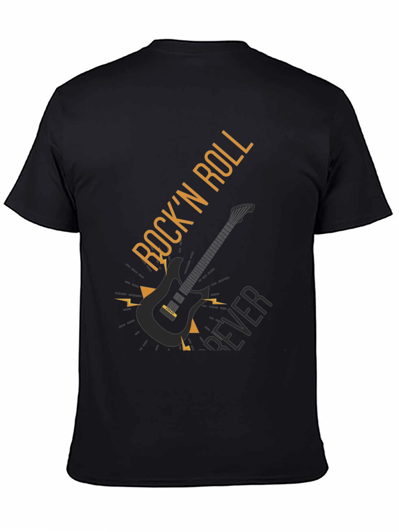 Camiseta Negra Rock n Roll Forever