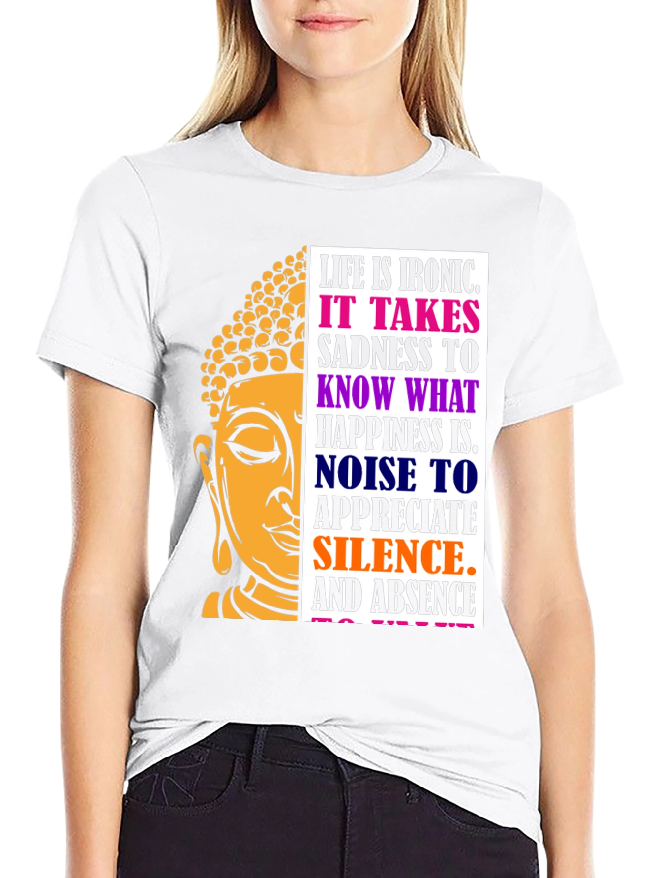 Camiseta Buda Irónica para Hombre