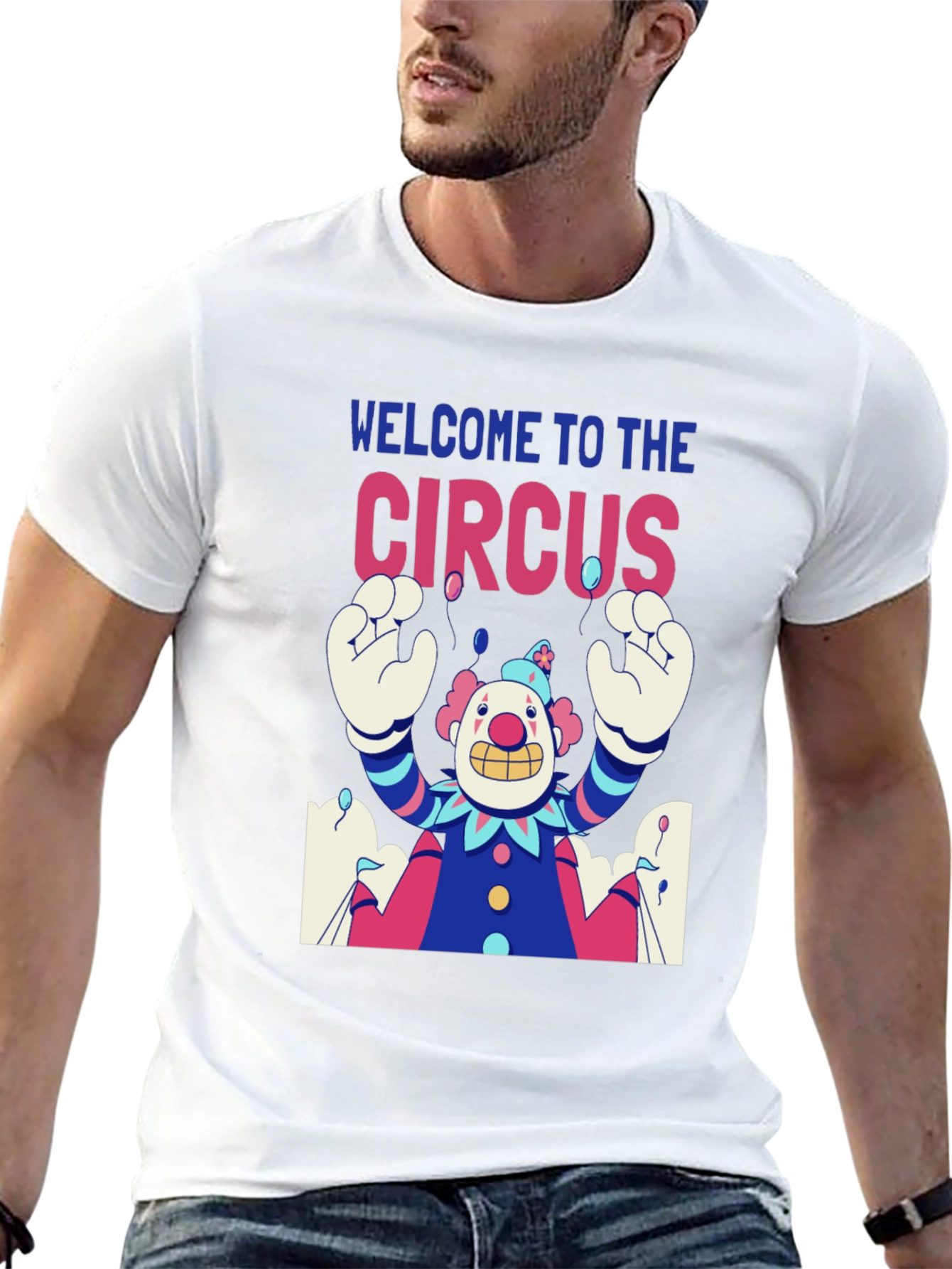 Camiseta Circo Divertida para Hombre