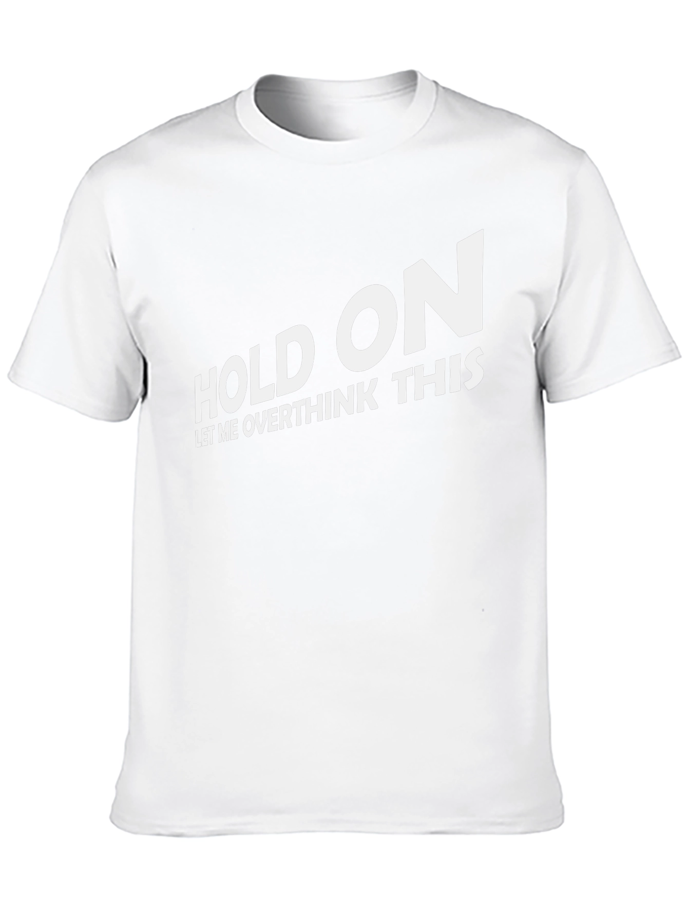 Camiseta Negra con Texto Divertido Hold On