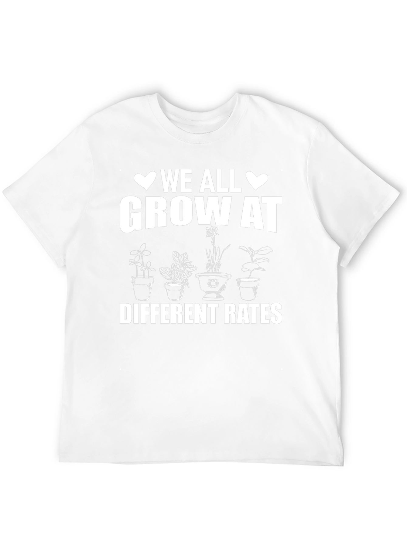 Camiseta Negra con Mensaje Motivacional de Jardinería