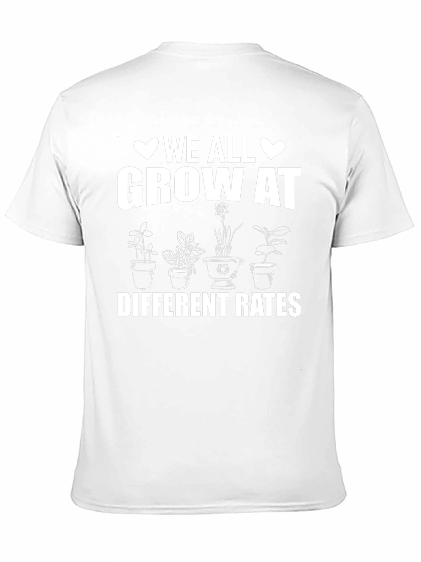 Camiseta Negra con Mensaje Motivacional de Jardinería