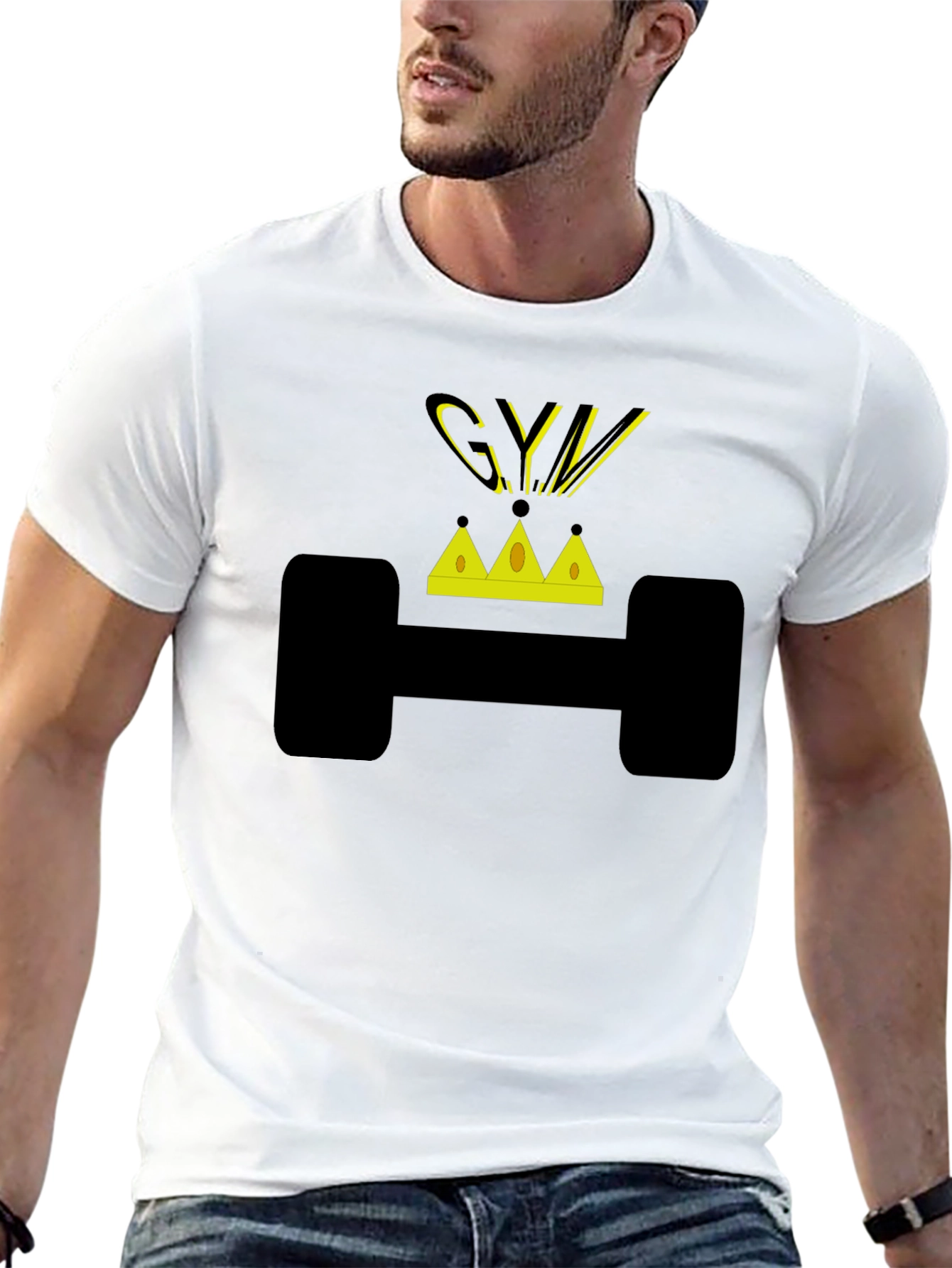 Camiseta Negra Gym King