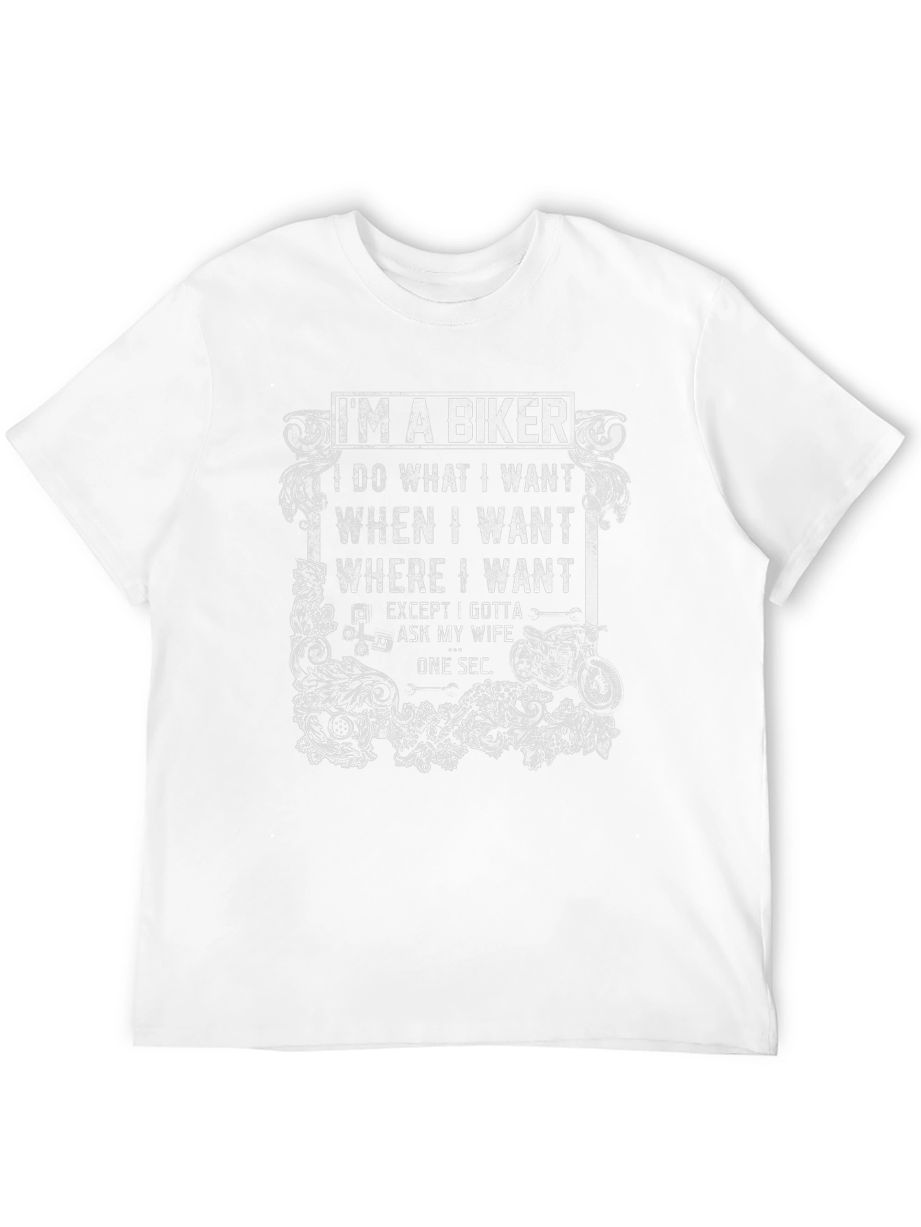 Camiseta Negra de Motero: Soy un Biker