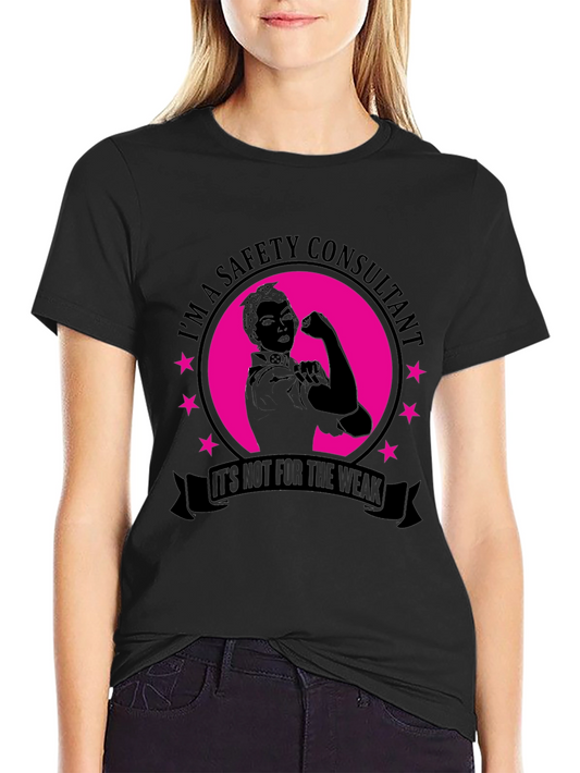 Camiseta Negra: ¡Soy Consultor de Seguridad No Apto para Débiles!