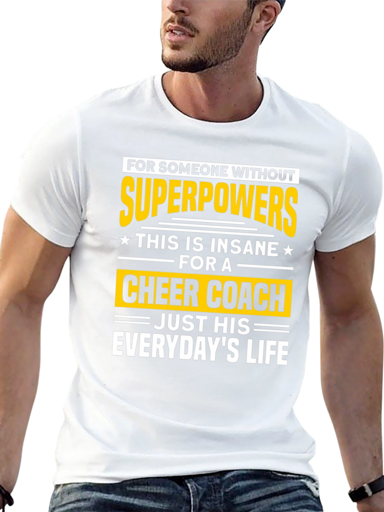 Camiseta Superpoderes de Entrenador - Regalo Único