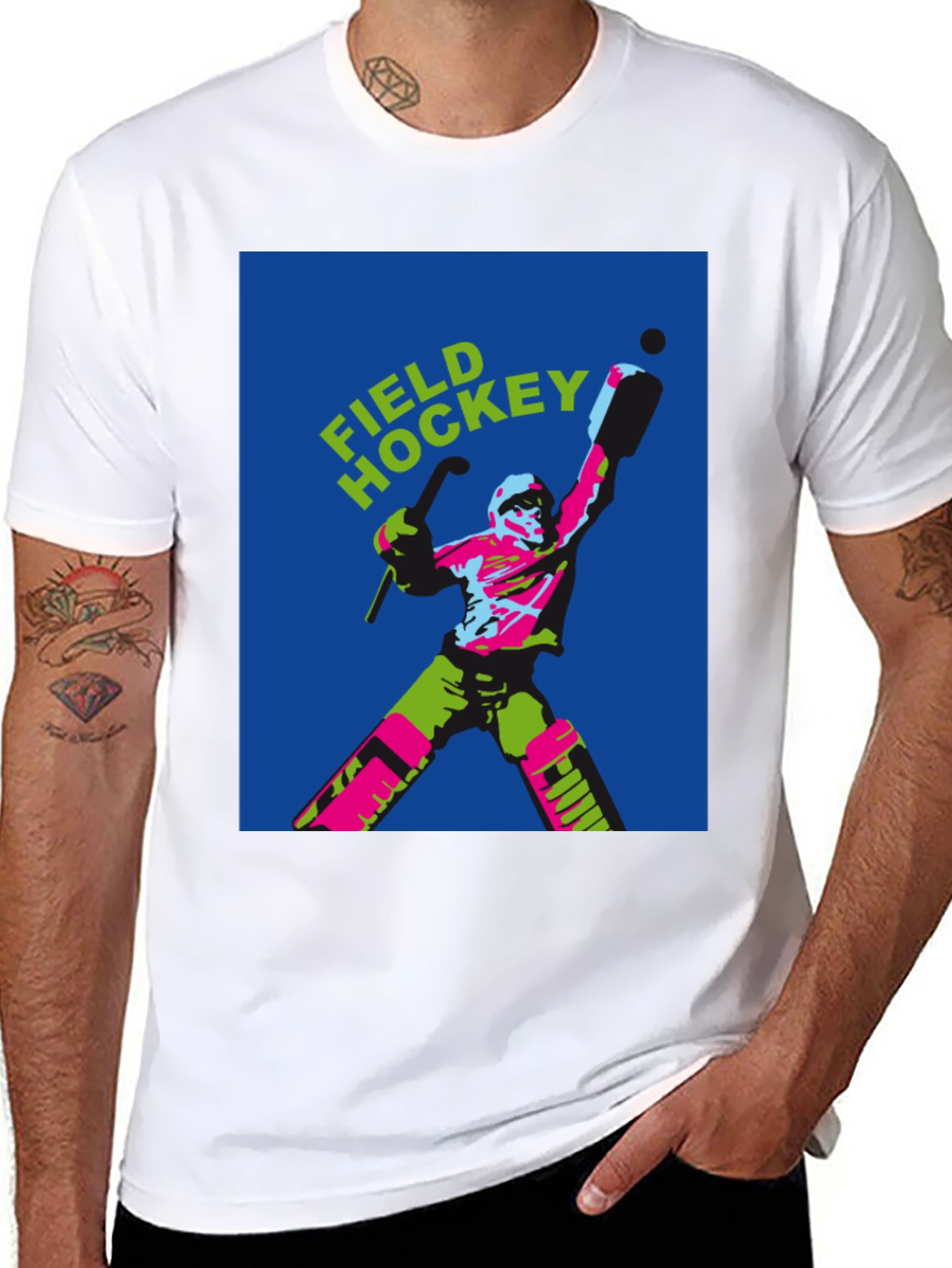 Camiseta de Hockey sobre Hierba con Diseño Llamativo