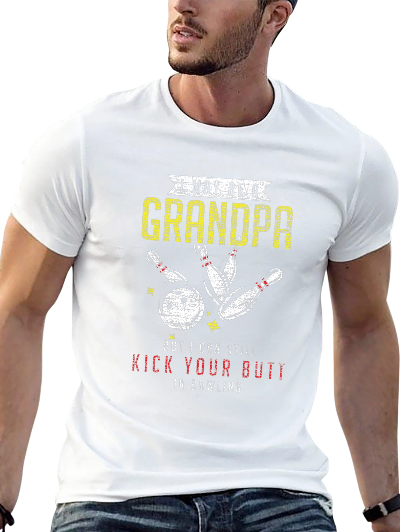 Camiseta Abuelo Bolos: Aún Puedo Ganarte