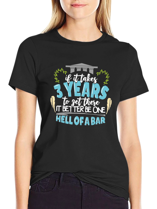 Camiseta Negra 3 Años Bar