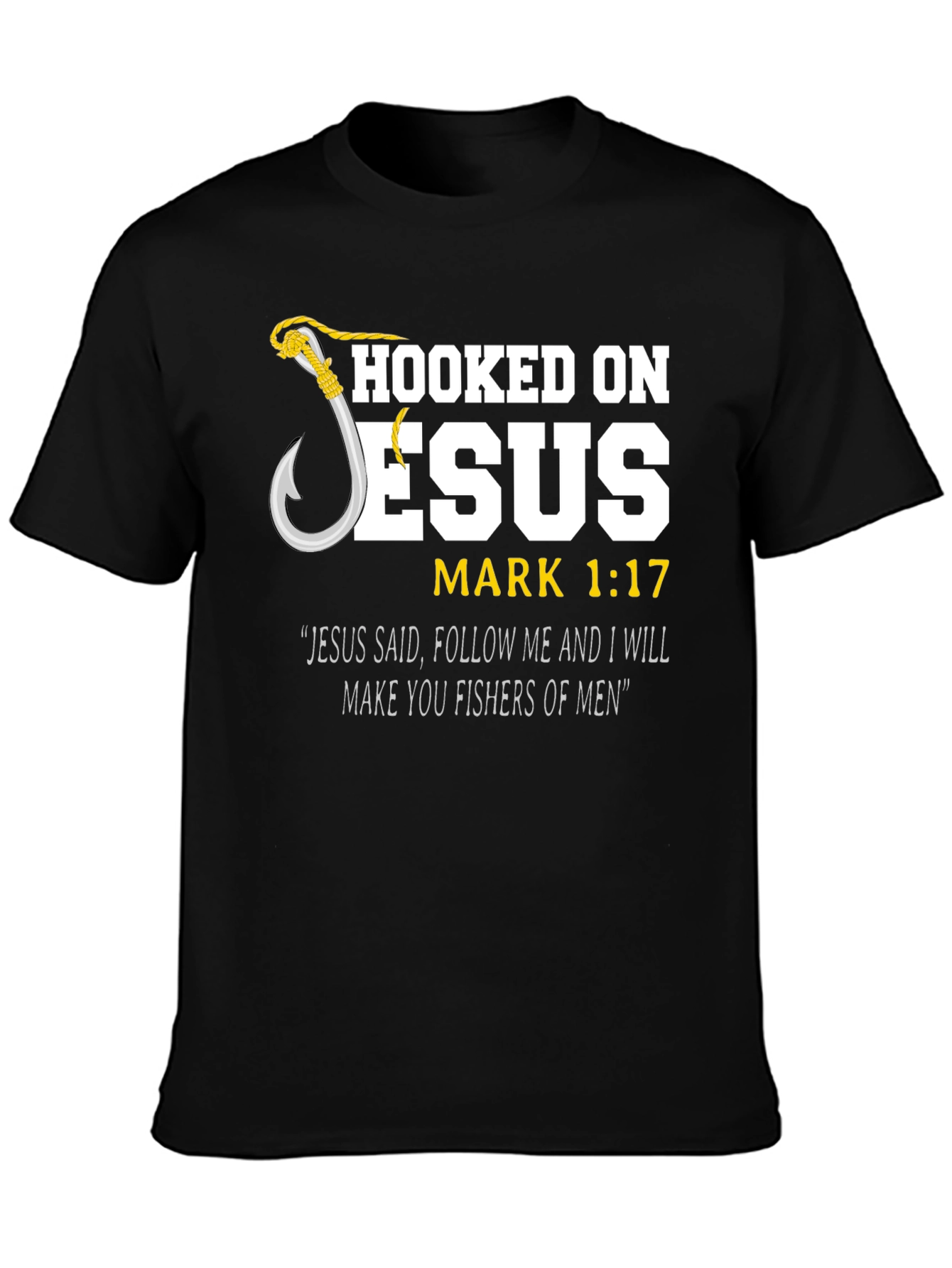 Camiseta Cristiana Enganchado a Jesús