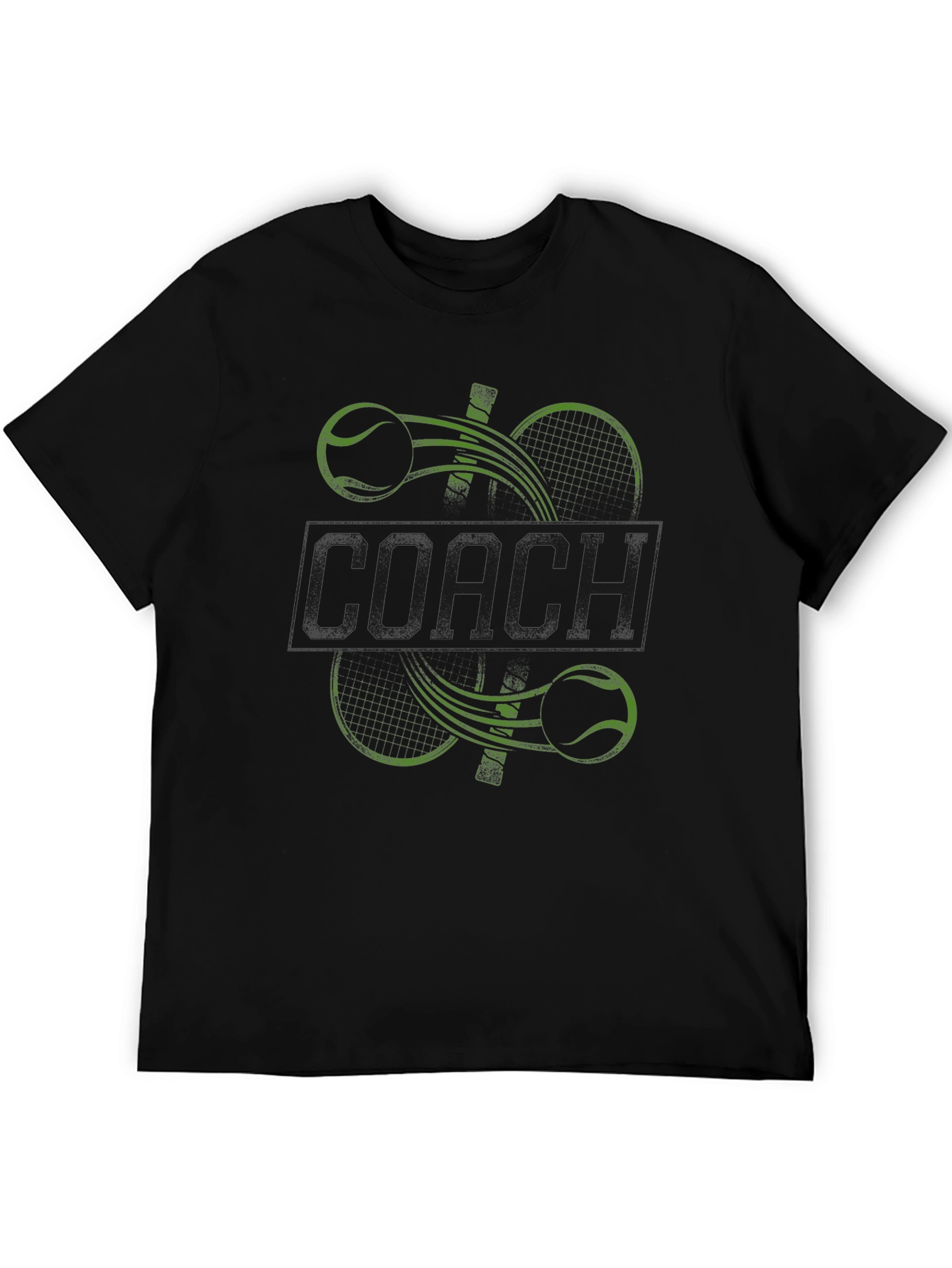 Camiseta Negra de Tenis para Entrenador