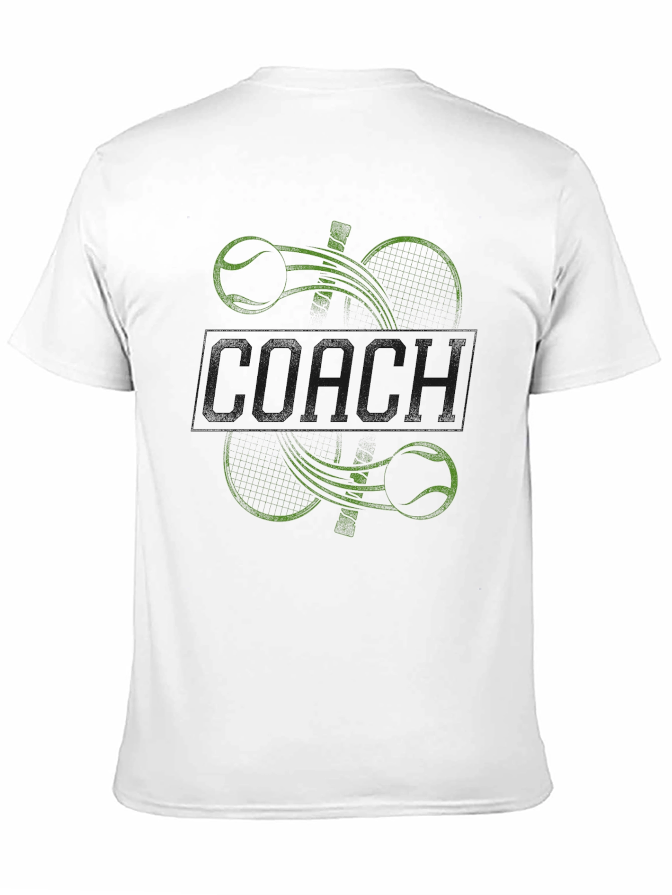 Camiseta Negra de Tenis para Entrenador