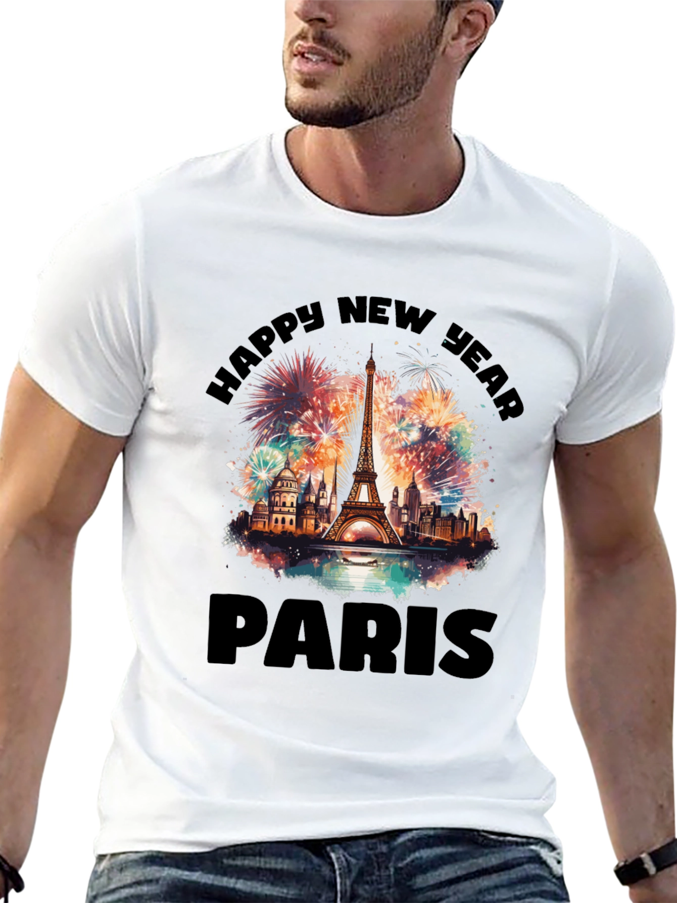 Camiseta Feliz Año Nuevo París
