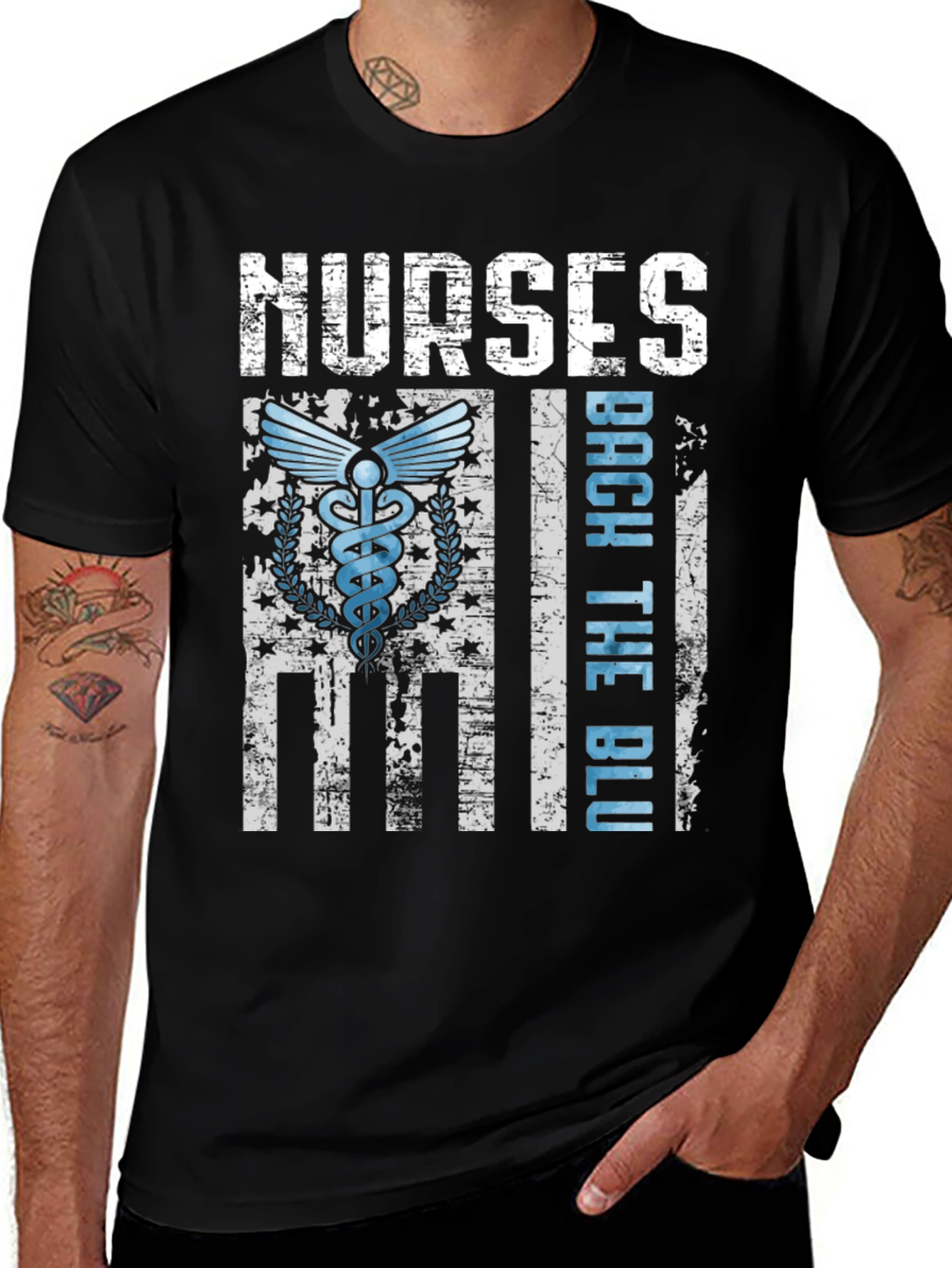 Camiseta enfermeras Back the Blue