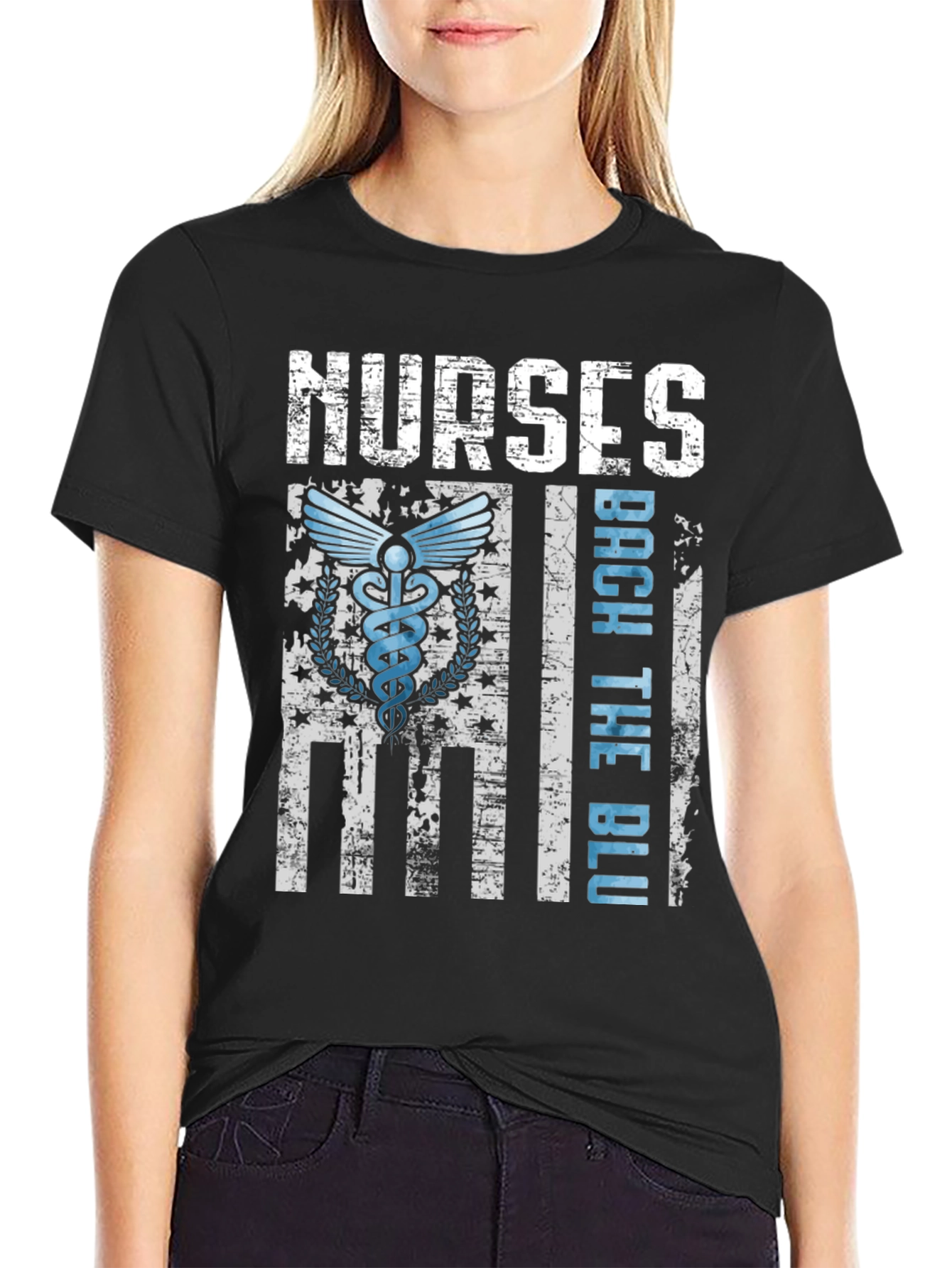 Camiseta enfermeras Back the Blue