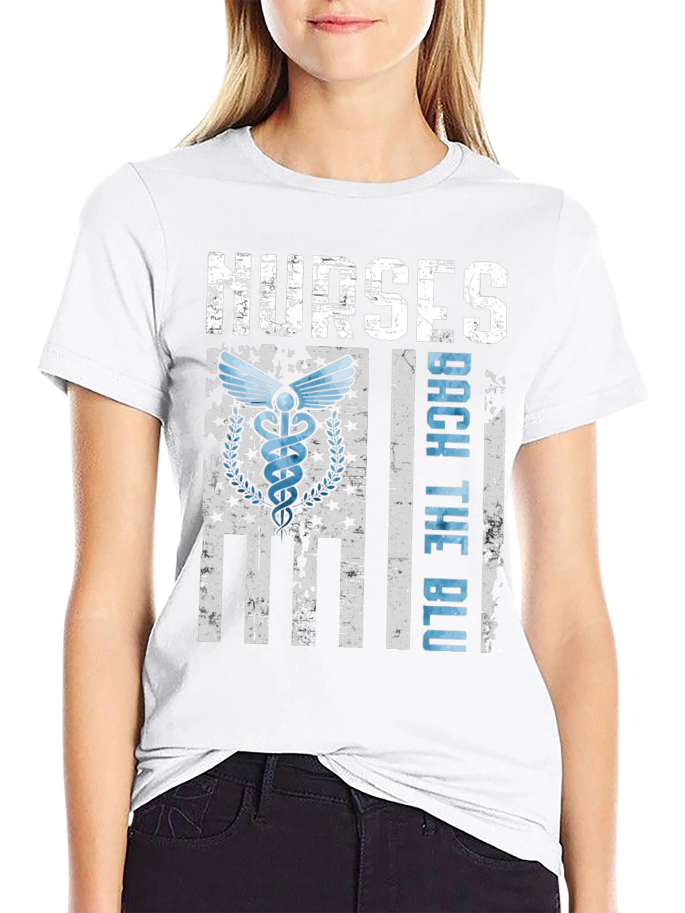 Camiseta enfermeras Back the Blue