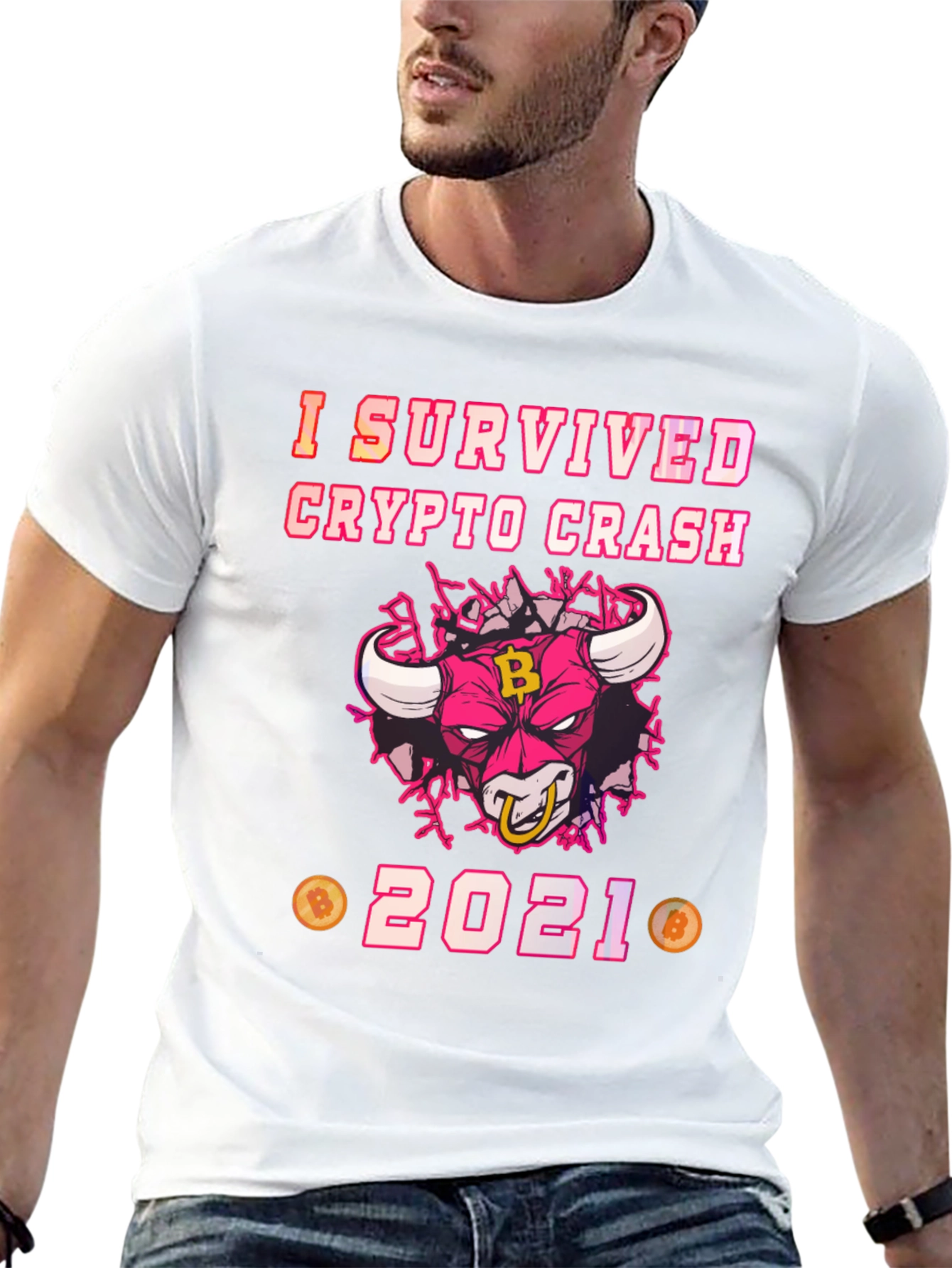 Camiseta Sobreviví al Crypto Crash 2021