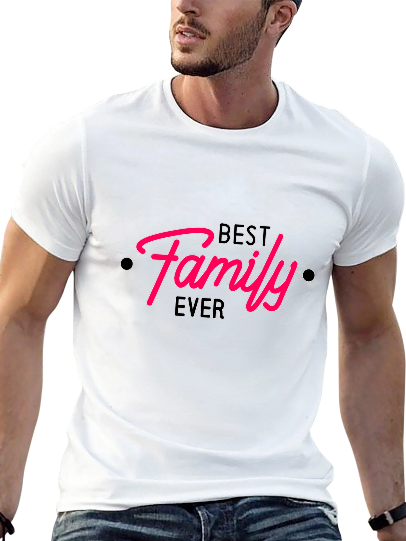 Camiseta Negra Best Family Ever