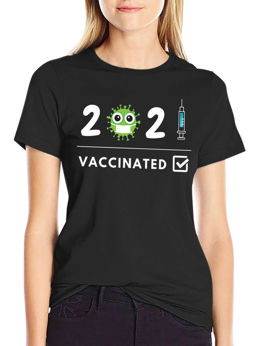 Camiseta Vacunado 2021 - Humor y Protección