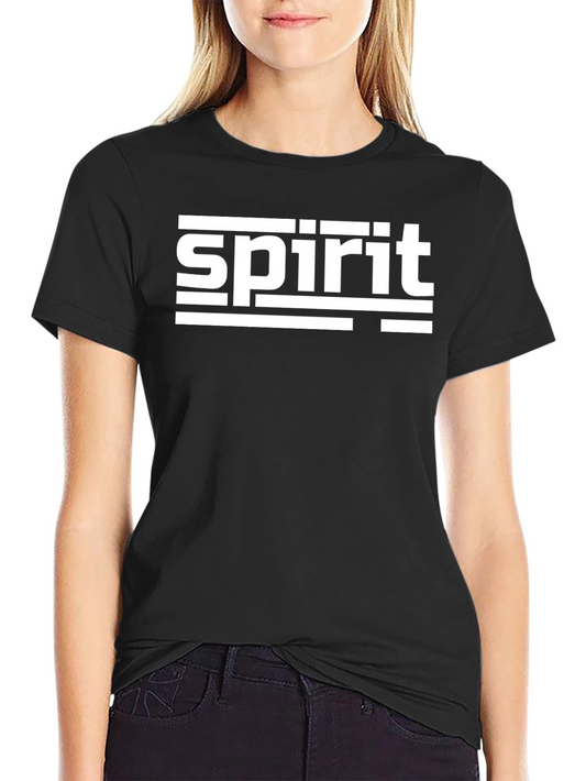 Camiseta Negra Spirit Diseño Gráfico Moderno