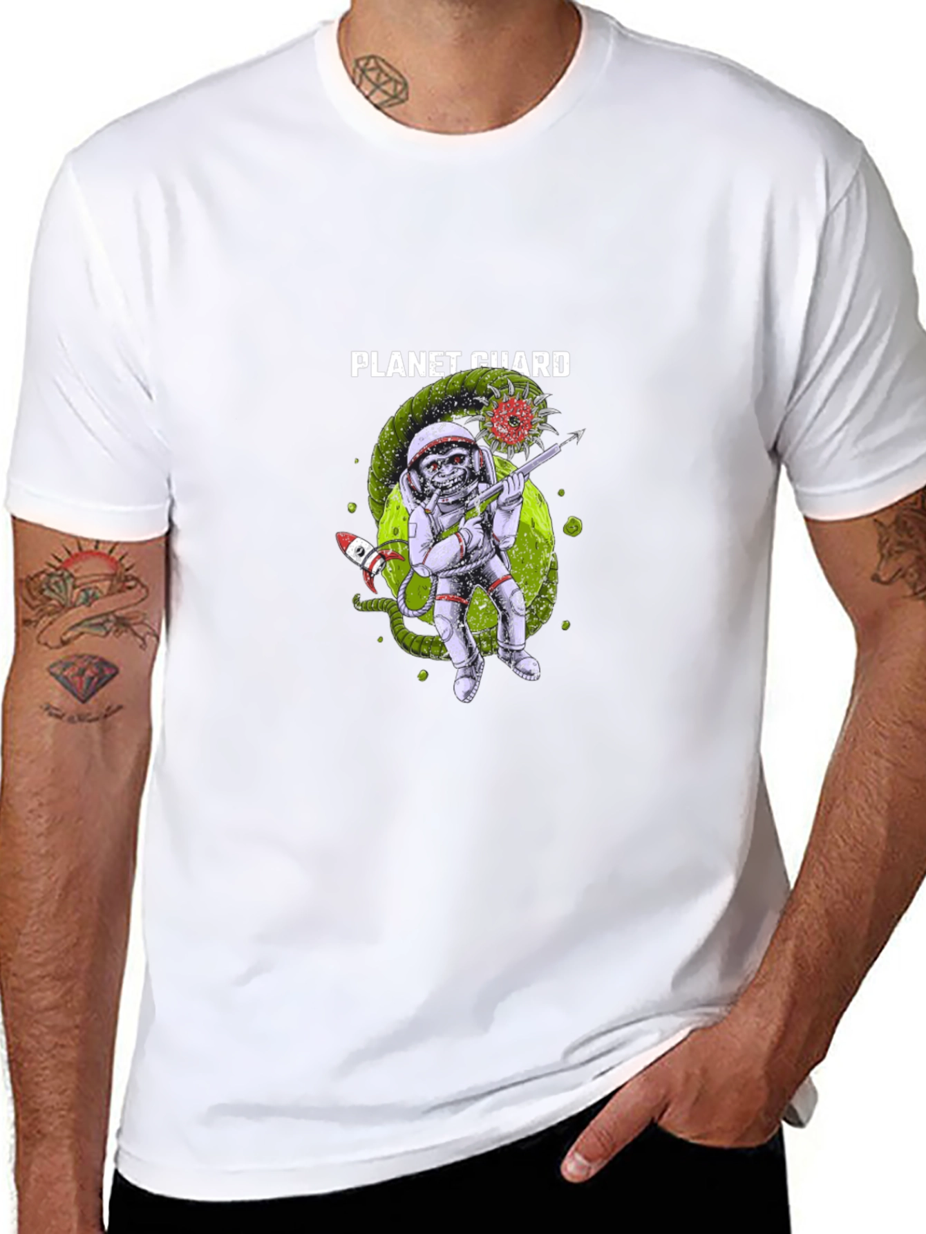 Camiseta Planet Guard Negra