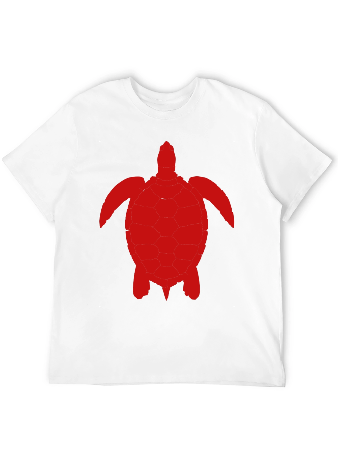 Camiseta Negra con Diseño de Tortuga Roja