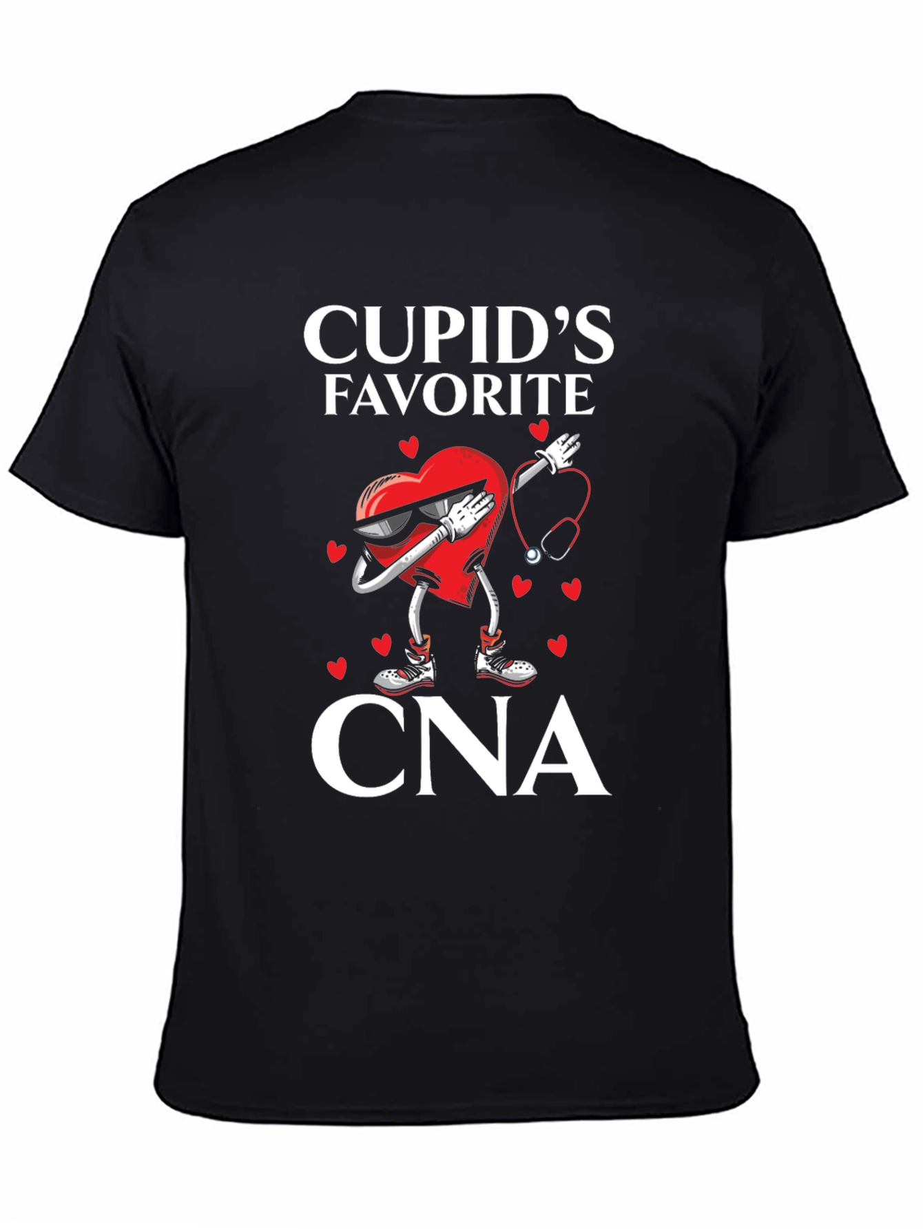Camiseta Negra Cupids Favorite CNA