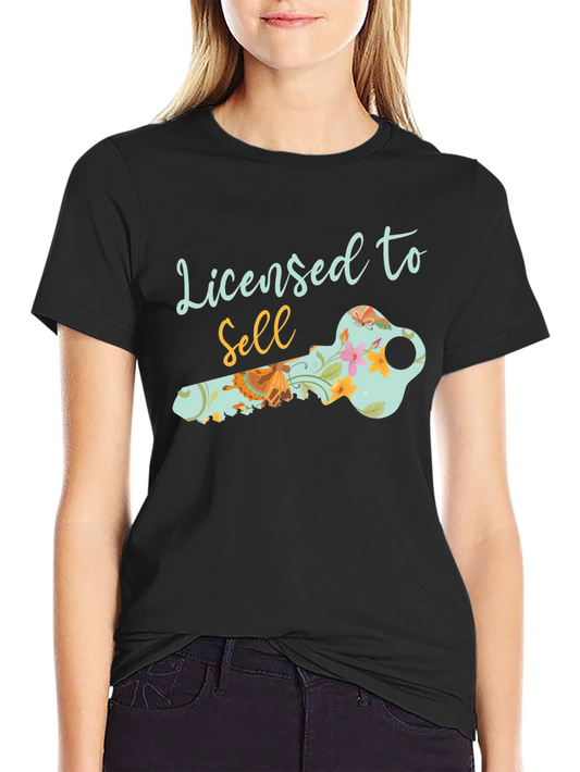 Camiseta Negra Licensed to Sell